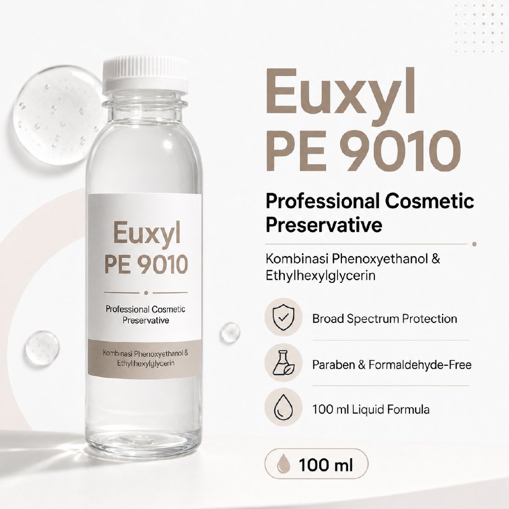 Phenoxyethanol (and) Ethylhexylglycerin Euxyl PE 9010 - Cairan Pengawet Skincare & Kosmetik 100 ml