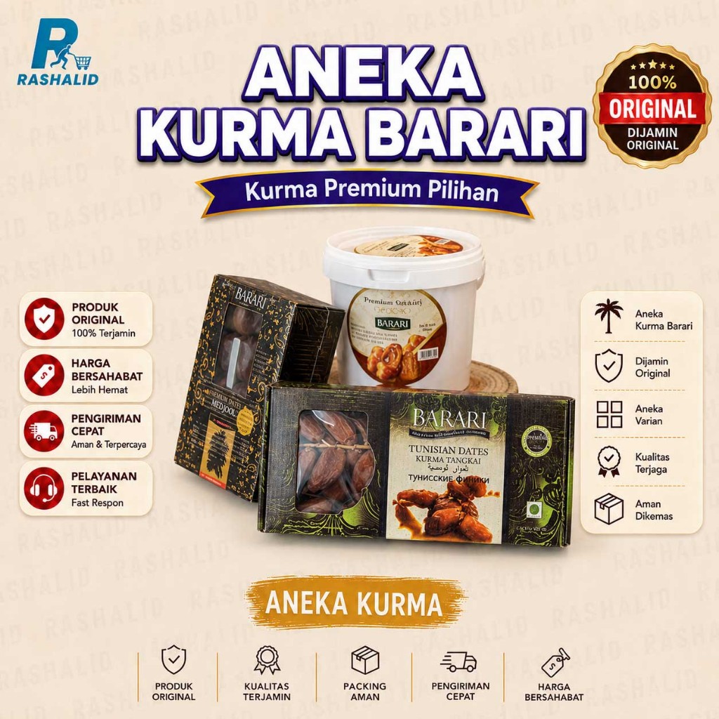 Kurma Barari Asli Merk Barari Semua Jenis Kurma Barari Kurma Anggur Kurma Tunisia Kurma Mesir Kurma 
