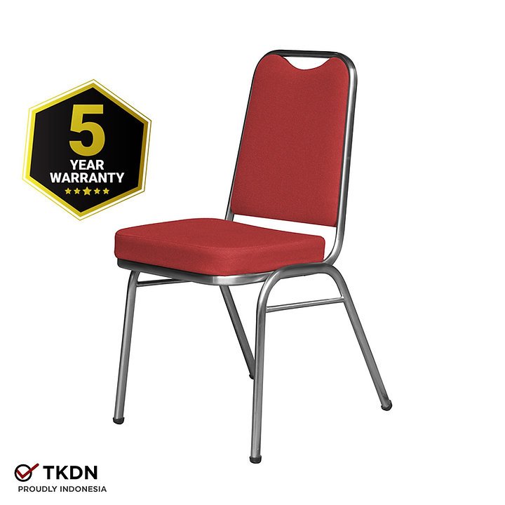 Kursi Susun Hotel Chair Kursi Gereja Stainless Chair Kursi Resto Banquet Chair - Seahorse REVO Stain