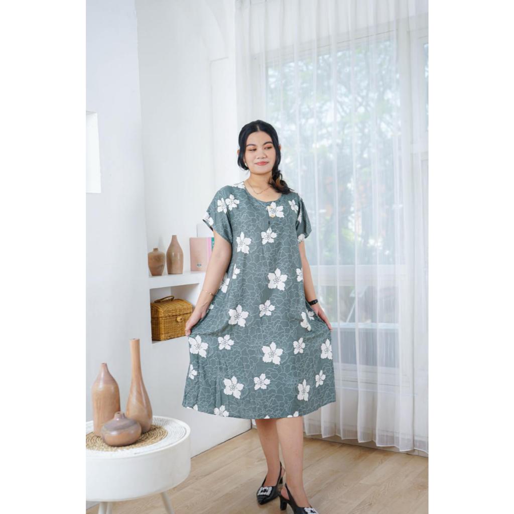 Daster Wanita Busui Kancing Depan Baju Tidur Daster Kekinian / Daster Payung