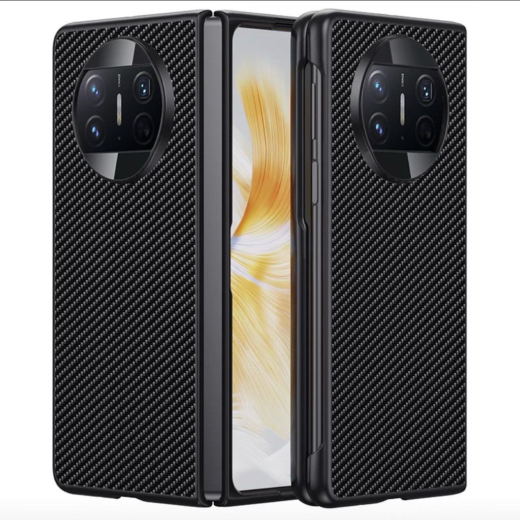 Premium Carbon Leather Case For Huawei Mate X2/Mate X3”