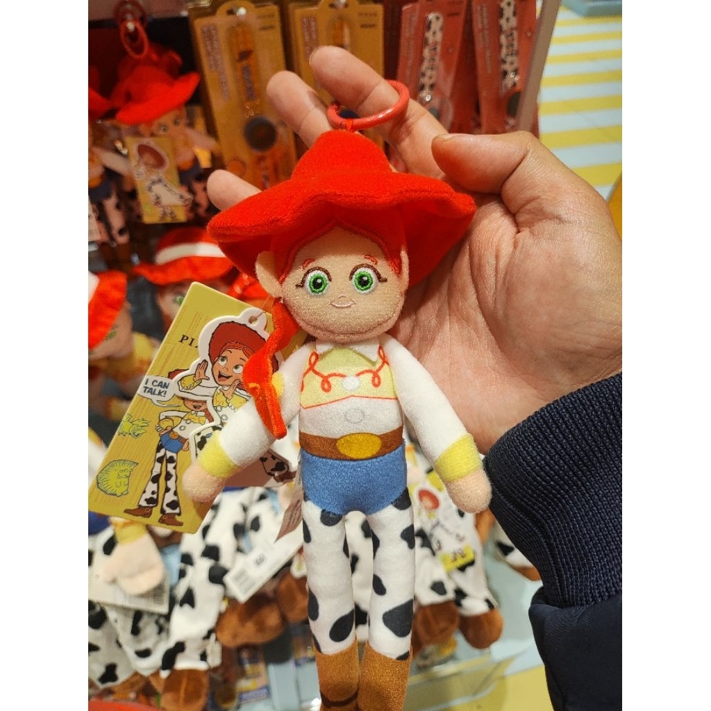 Keychain Plush Doll Jessie Toy Story Miniso x Toy Story