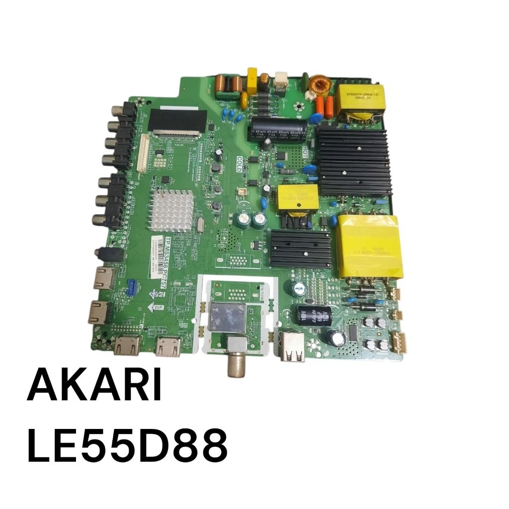 MB TV LED AKARI LE-55D88 MAINBOARD MESIN TV LED AKARI
