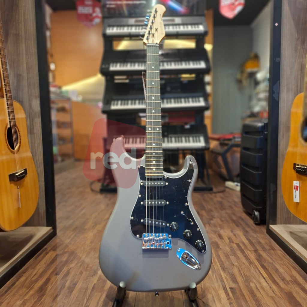 Gitar Elektrik Donner DST80 Electric Guitar DST 80 Matton Black