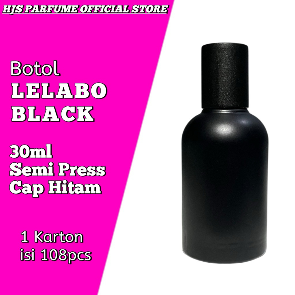 BOTOL PARFUM LELABO FULL BLACK 30ML SEMIPRESS - BOTOL LELABO KOSONG - BOTOL LELABO FULL BLACK 30ML