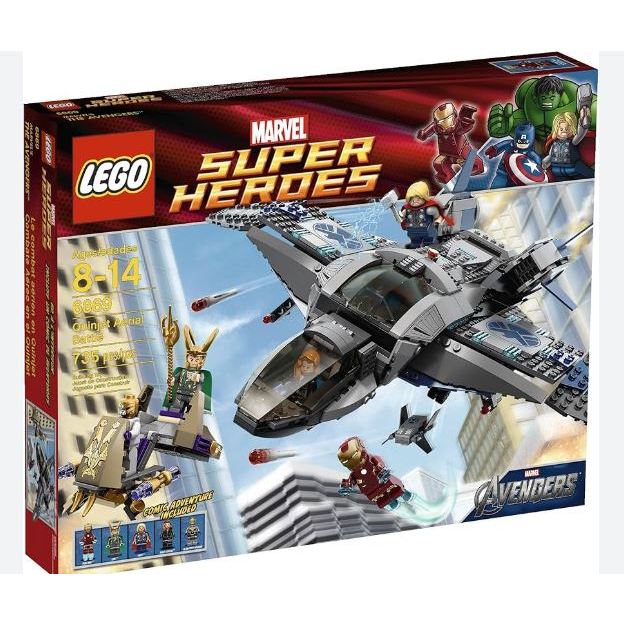 Lego 6869 - Super Heroes - Quinjet Aerial Battle