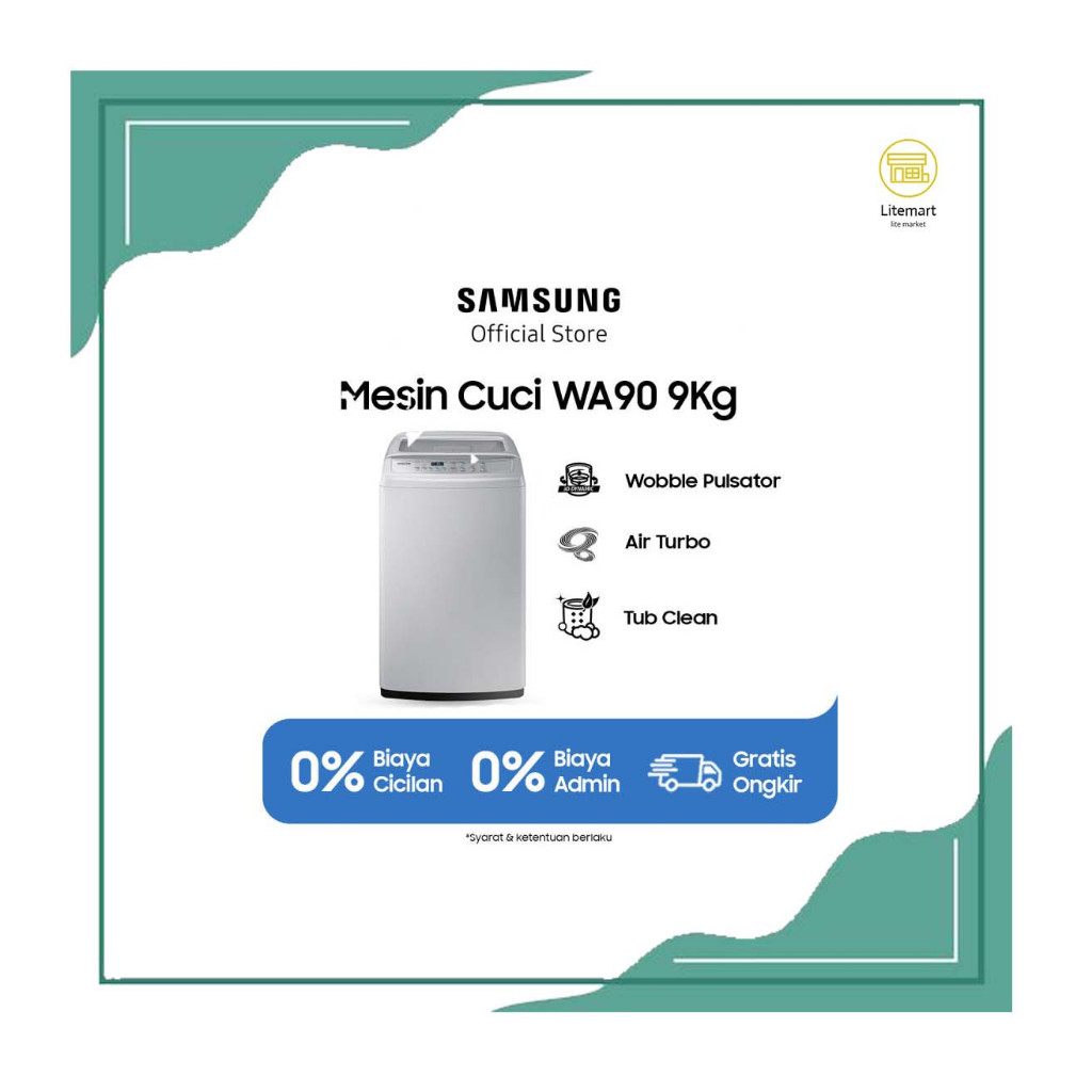 SAMSUNG MESIN CUCI 1 TABUNG WA70H4200 / WA90H4200SG