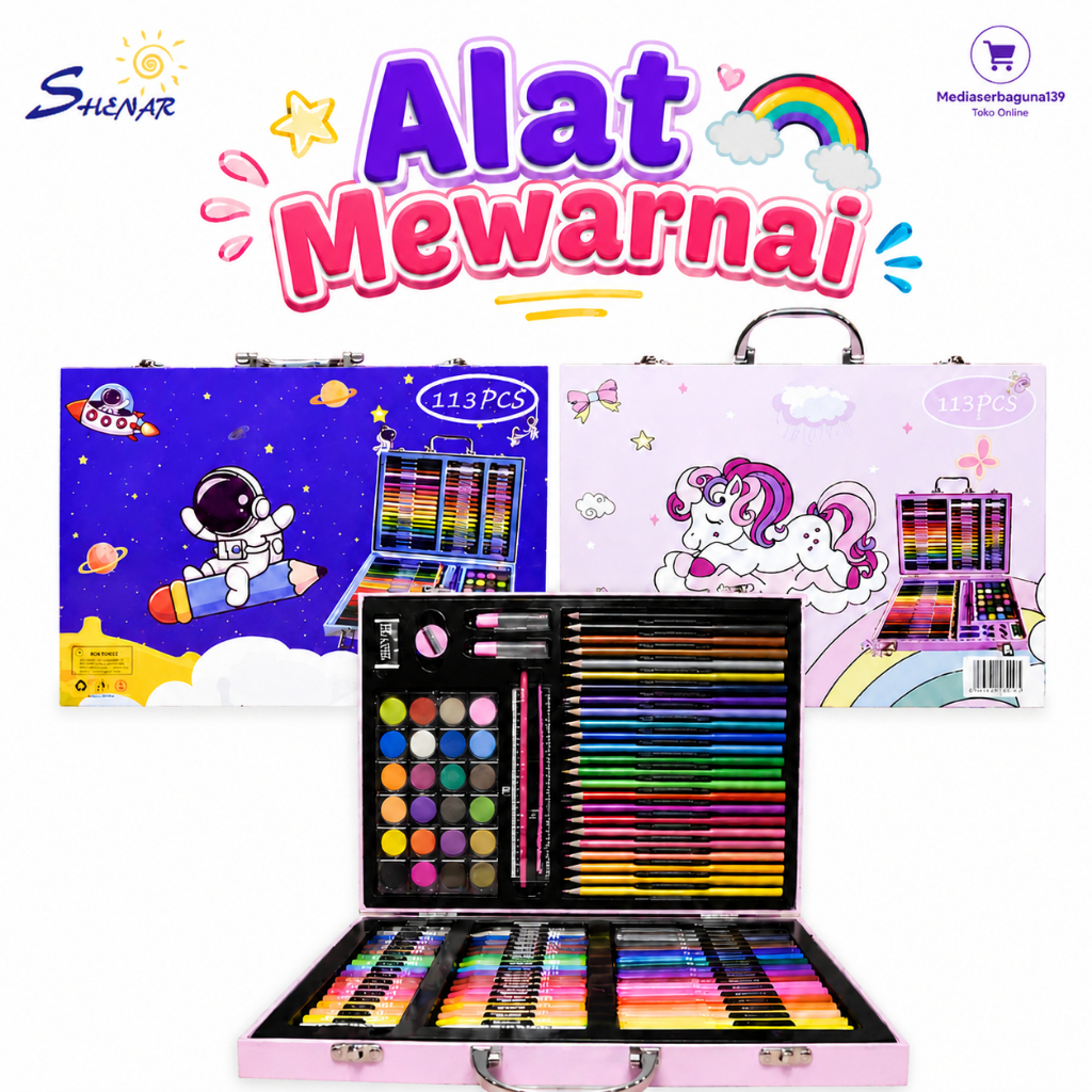 Crayon Koper Set Lengkap Alat Mewarnai Anak Lengkap Alat Menggambar Crayon Anak