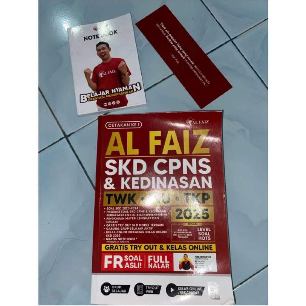PRELOVED AL FAIZ SKD CPNS & KEDINASAN 2025 ORIGINAL 100% PRELOVED BUKU AL FAIZ SKD CPNS & KEDINASAN 
