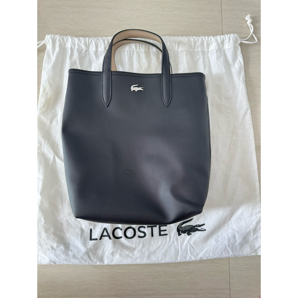 [Preloved] Lacoste Anna Vertical Reversible Tote Bag