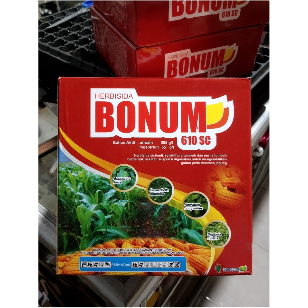 Bonum 610SC Paket Sedang Herbisida Selektif Gulma rumput tanaman jagung