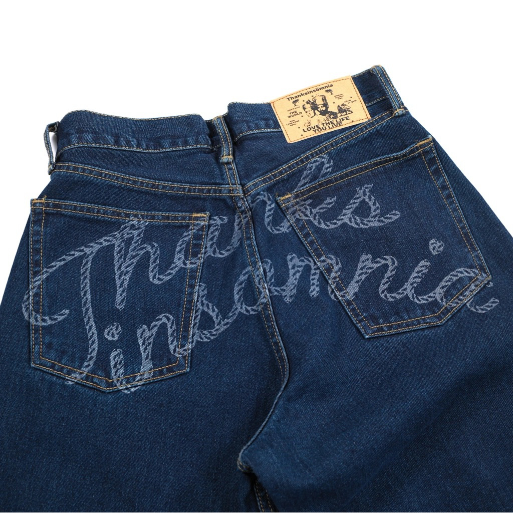 Denim Pants Draelle Rope Indigo Thanksinsomnia