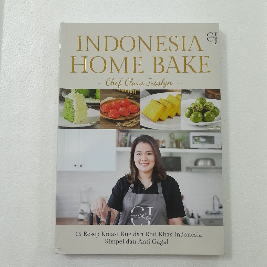 buku resep indonesia home bake by chef clara jeslyn