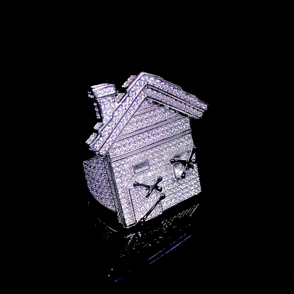 Iced out Traphouse ring Cubic Zirconia by Petterdeci