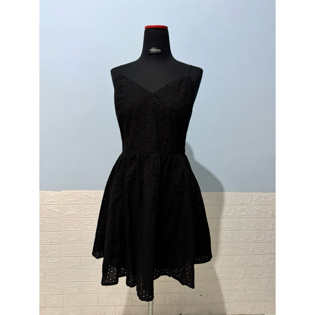 H*M Divided Cami Eyelet Dress - Mini Dress Wanita Sisa Export