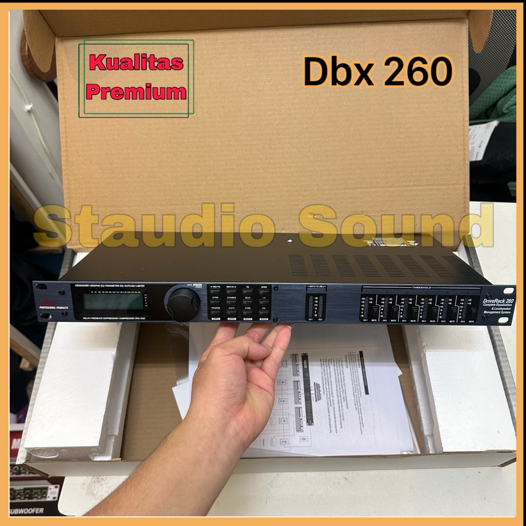 Speaker Management DBX DriveRack 260 Loudspeker Management System Dbx 260 dbx260 Bagus ( Bisa COD )
