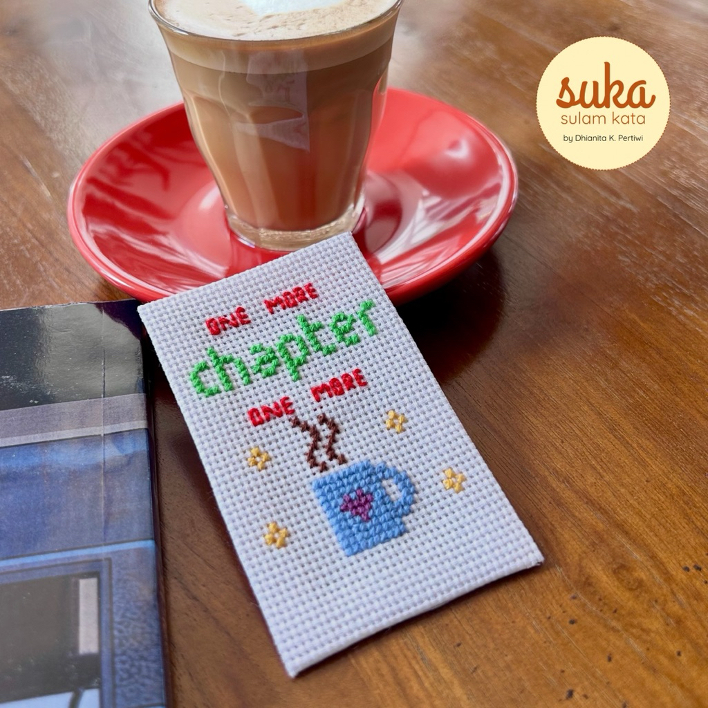 Pembatas Buku Kristik SULAM KATA | One More Chapter One More Coffee