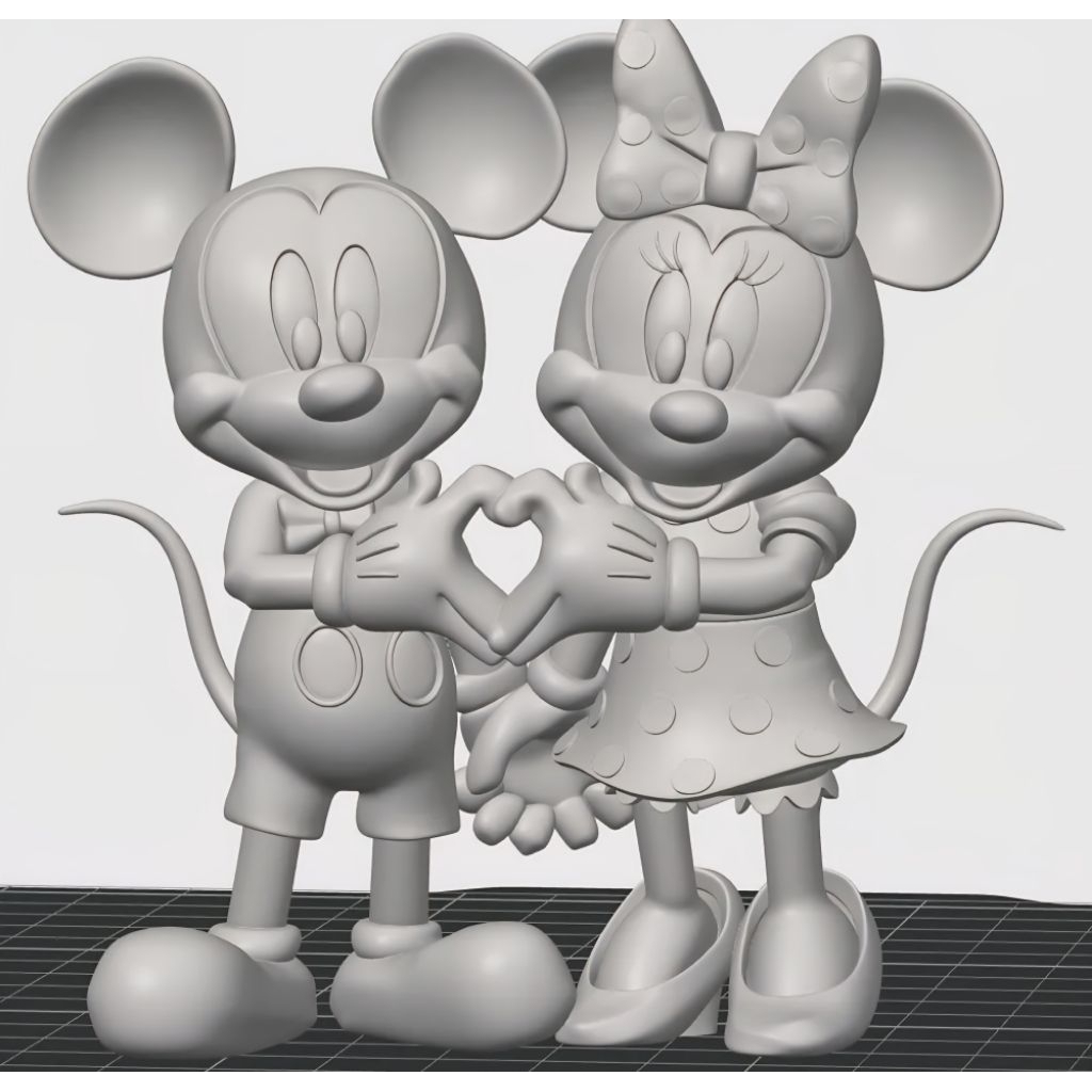Mickey Minnie Love figurine