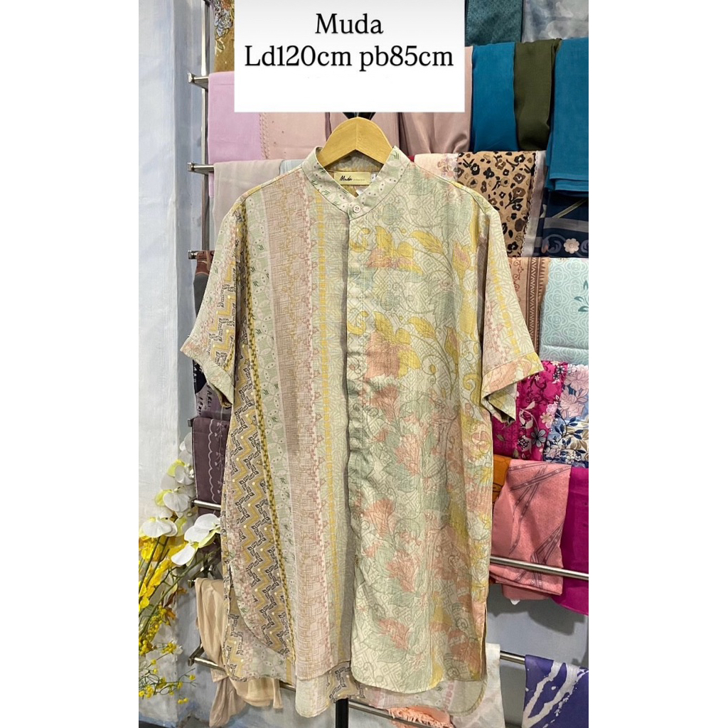 KEMEJA KOKO RIAMIRANDA, MUDA, KASEP, ABIYU