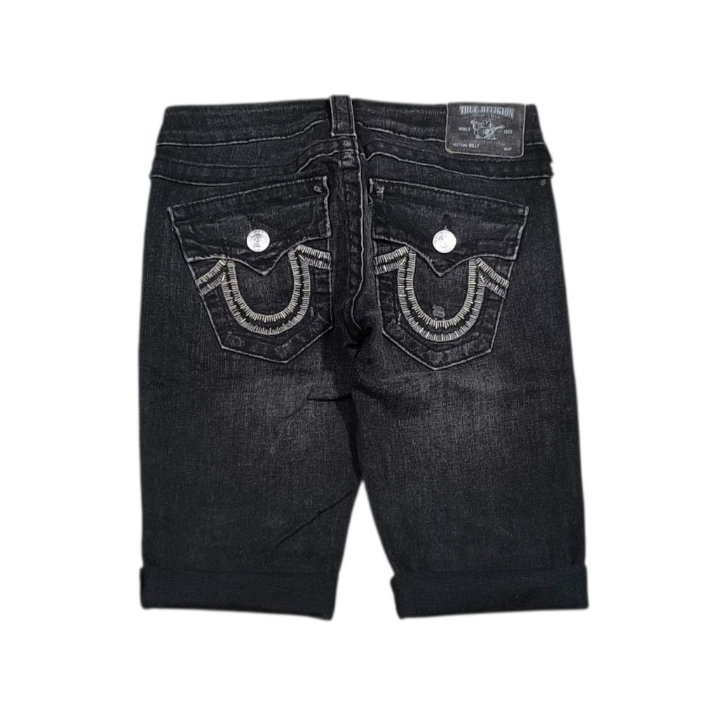 CELANA PENDEK JEANS TRUE RELIGION SECOND SIZE 25