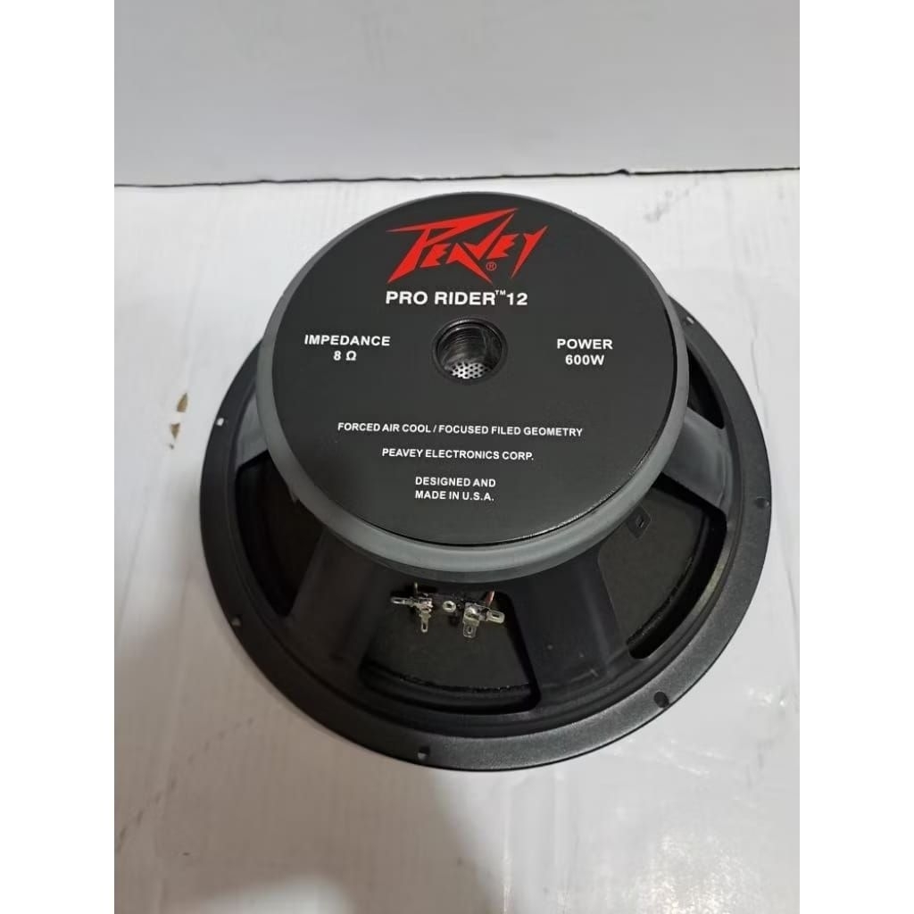 Speaker 12 Inch PEAVEY Pro Rider 600 Watt Original | Bass Kuat Lapangan 12 inch DAUN tebal Vc 3 inch