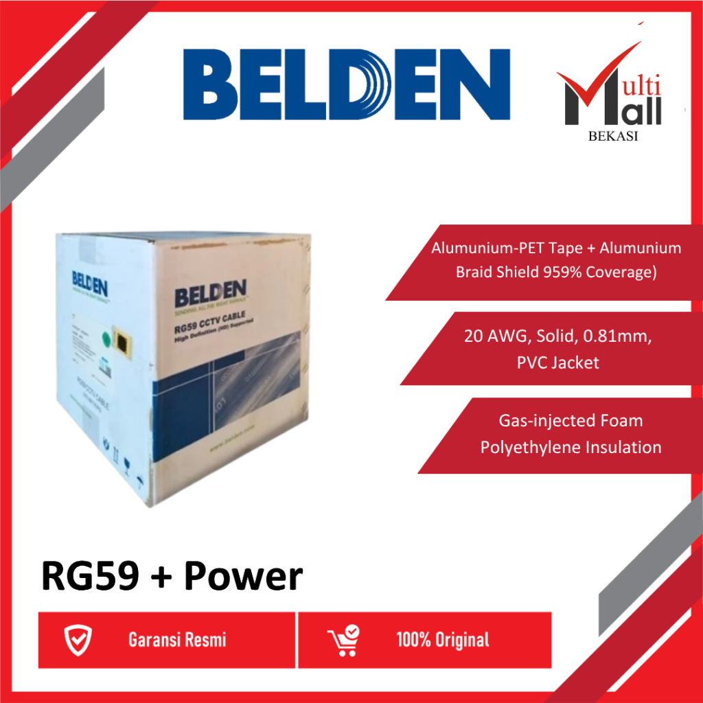NETWORKING BELDEN KABEL LAN RG59+POWER