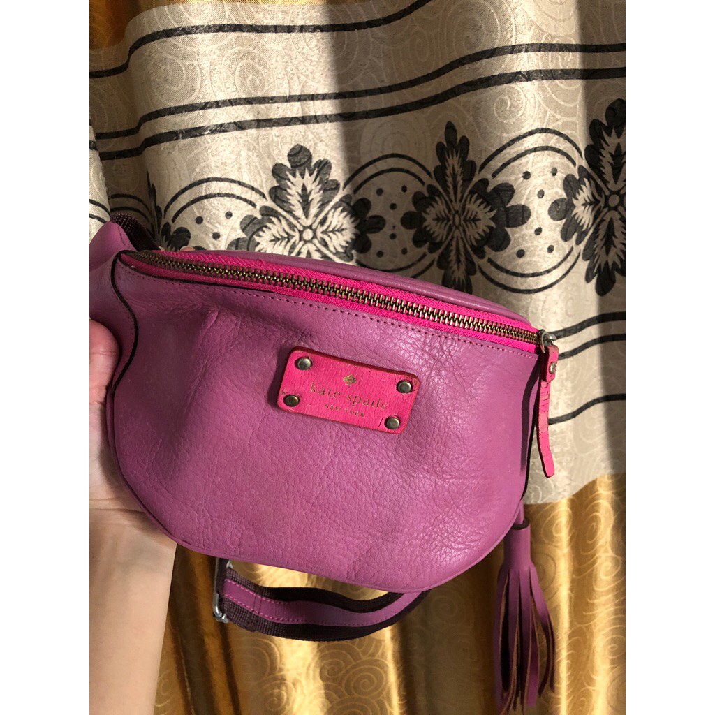 [PRELOVED] Tas Kate Spade New York Pink Leather Belt Bag Original Second