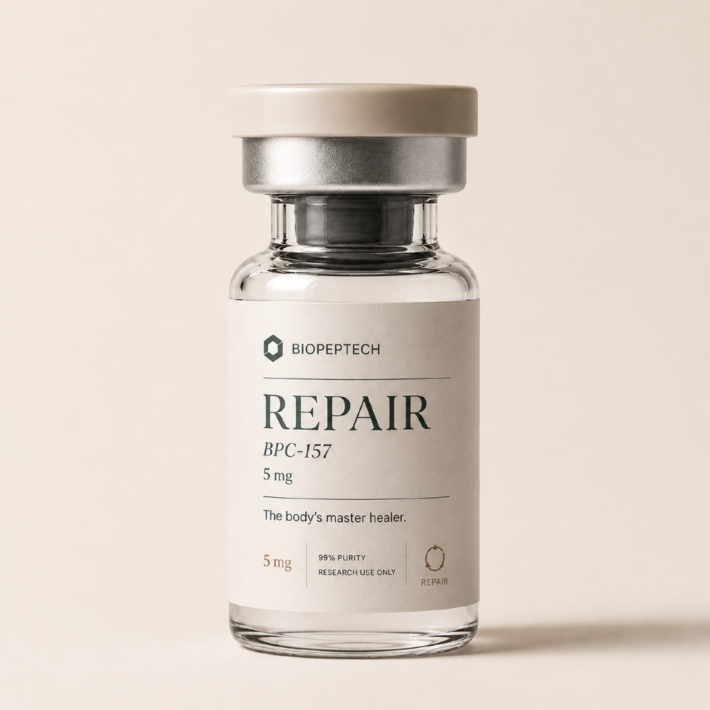 BIOPEPTECH BPC-157 5mg | Highest Quality Peptide + FREE Bacteriostatic Water