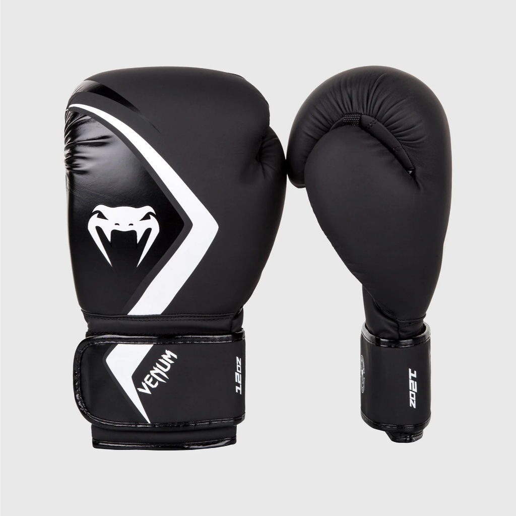Sarung tinju Venum boxing glove Contender 2.0 Black Grey White Original