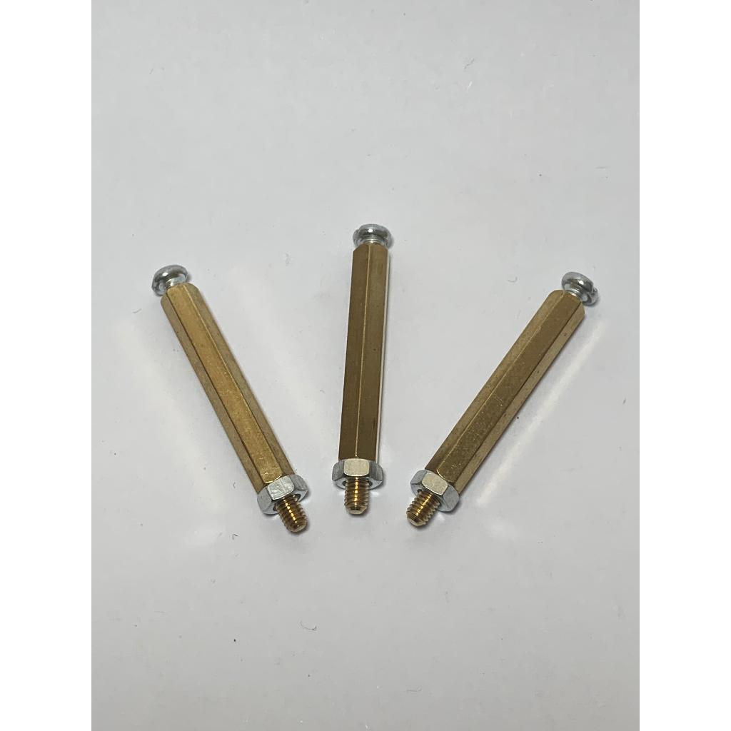SPACER PCB METAL 30MM X 3MM SET SPACER+BAUT+NUT