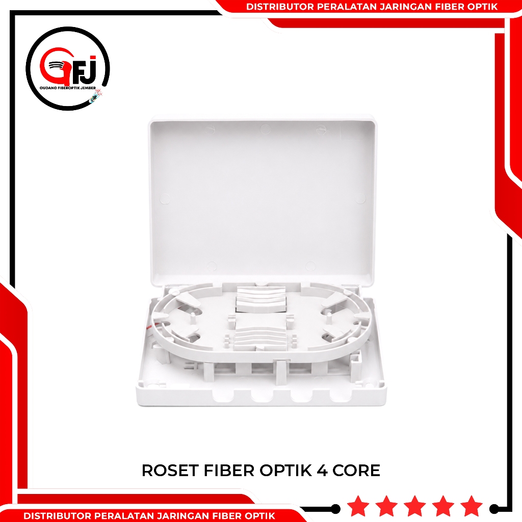 [TERMURAH] ROSET FIBER OPTIK 4 CORE KOSONGAN BAHAN TEBAL