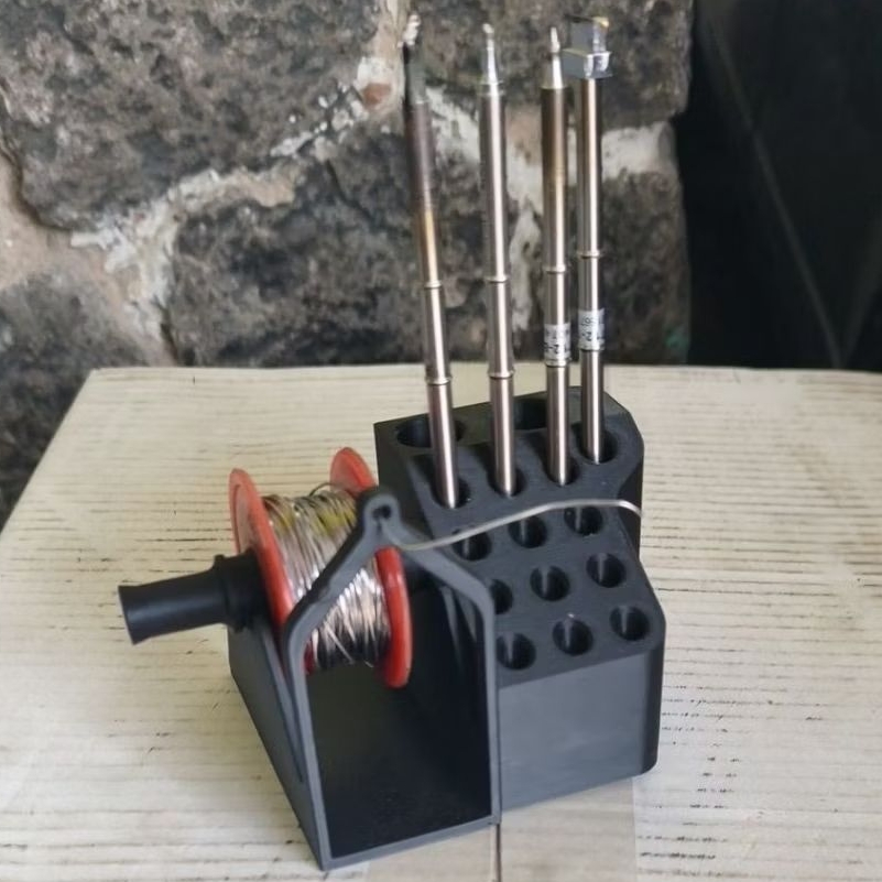 Tatakan, dudukan, dispenser mata / ujung solder, T12, C210, C245, tenol, timah