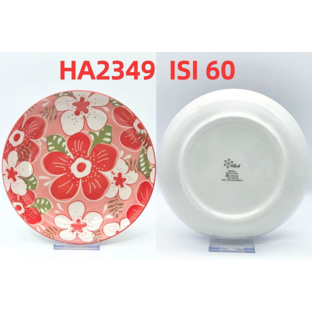 piring keramik diameter 20 cm