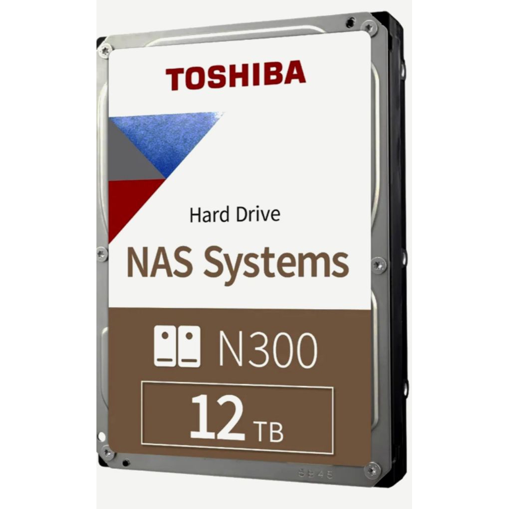 Harddisk Toshiba NAS N300 12TB untuk NAS/Server