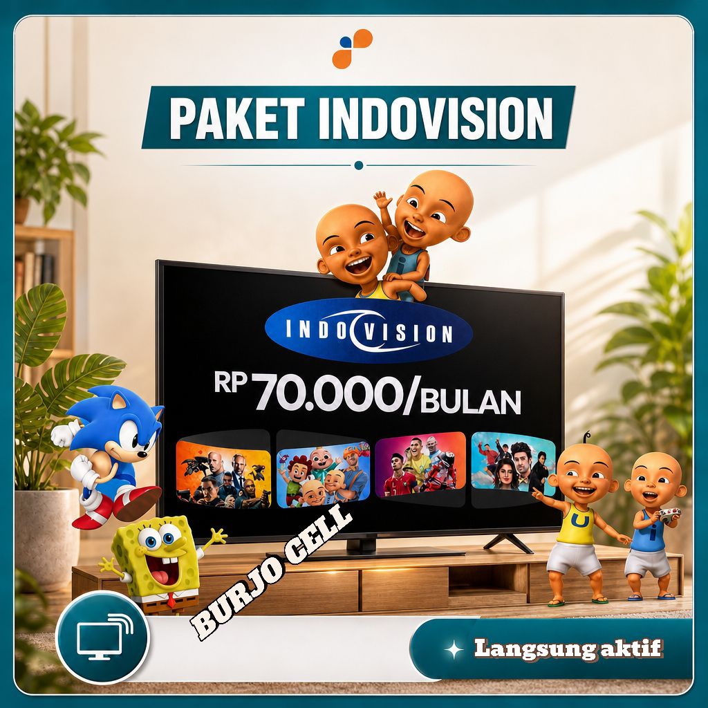 Paket indovision receiver TV
