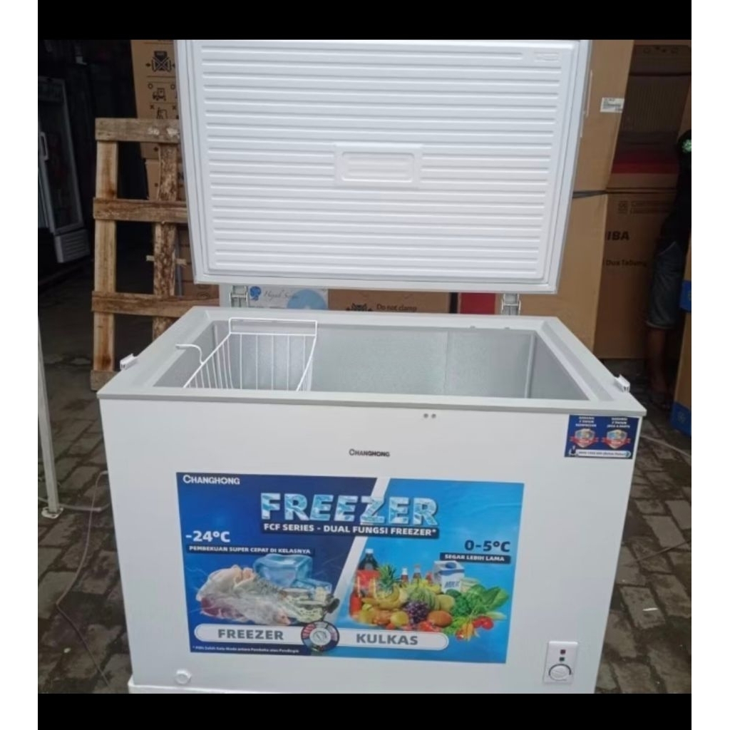boks freezer Changhong 396 boks freezer Changhong 350 liter