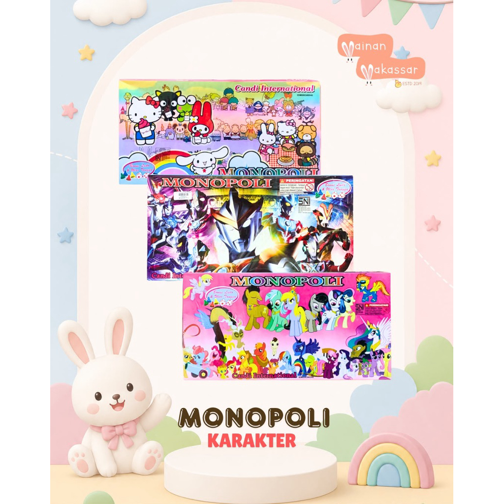 MAINAN MONOPOLI KARAKTER