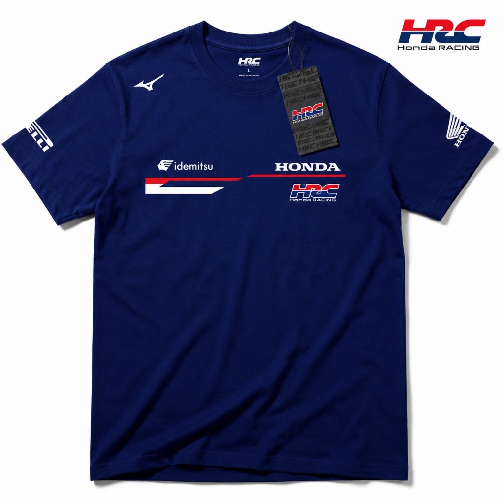 KAOS HRC VEDA PRATAMA TSHIRT MOTO3 TSHIRT HONDA RACING MOTO GP