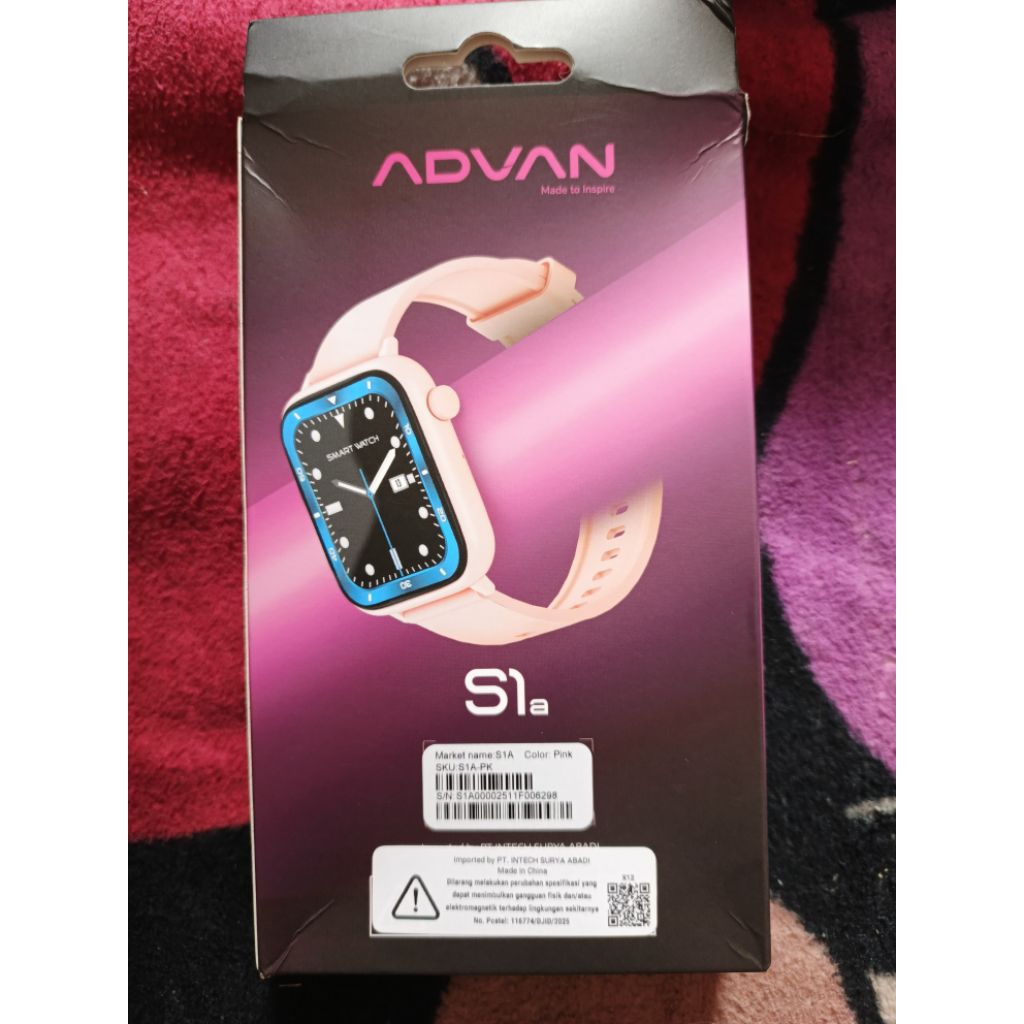 jam smartwatch advan S1a