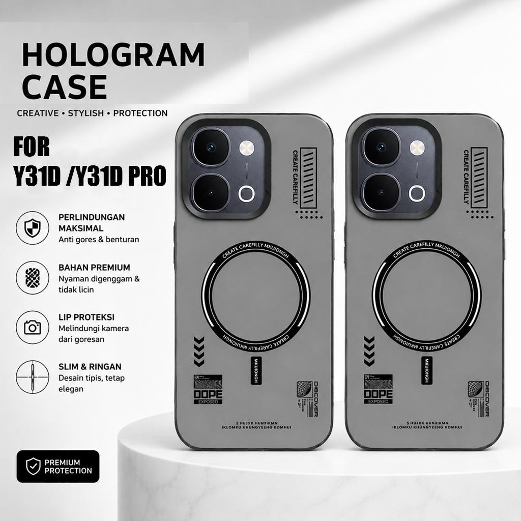 Case Hologram Hitam VIVO Y31D / Y31D PRO  -Case hp VIVO Y31D / Y31D PRO  H01 2
