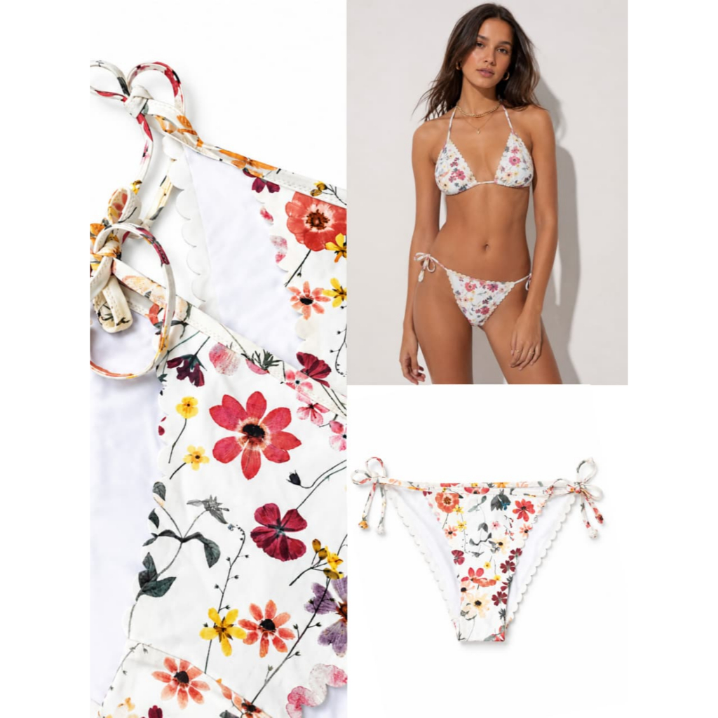 HM Tie-Tanga Floral Bikini Bottoms