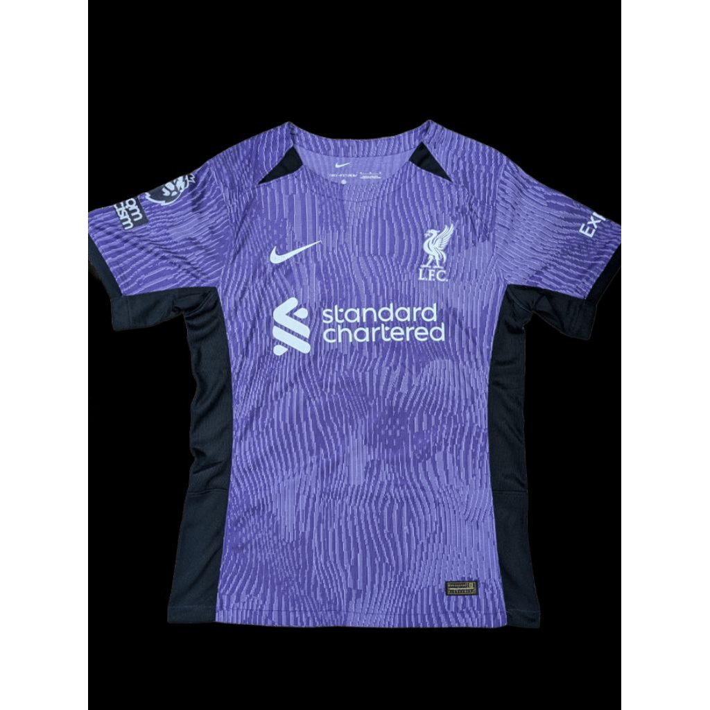 Jersey Liverpool Third Ketiga 2023/2024 - Nameset Mac Allister Grade Ori Second Good Mo Salah Luis D