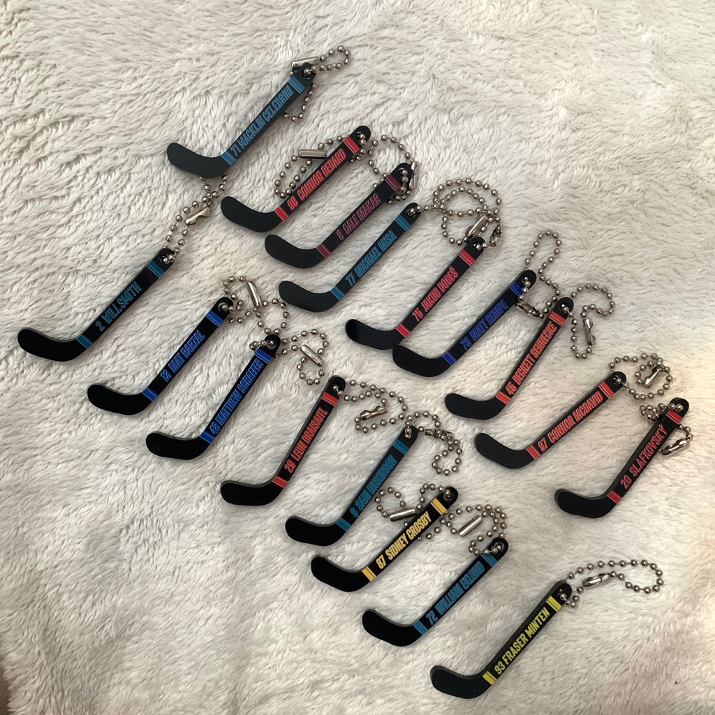 NHL Hockey Stick Keychain