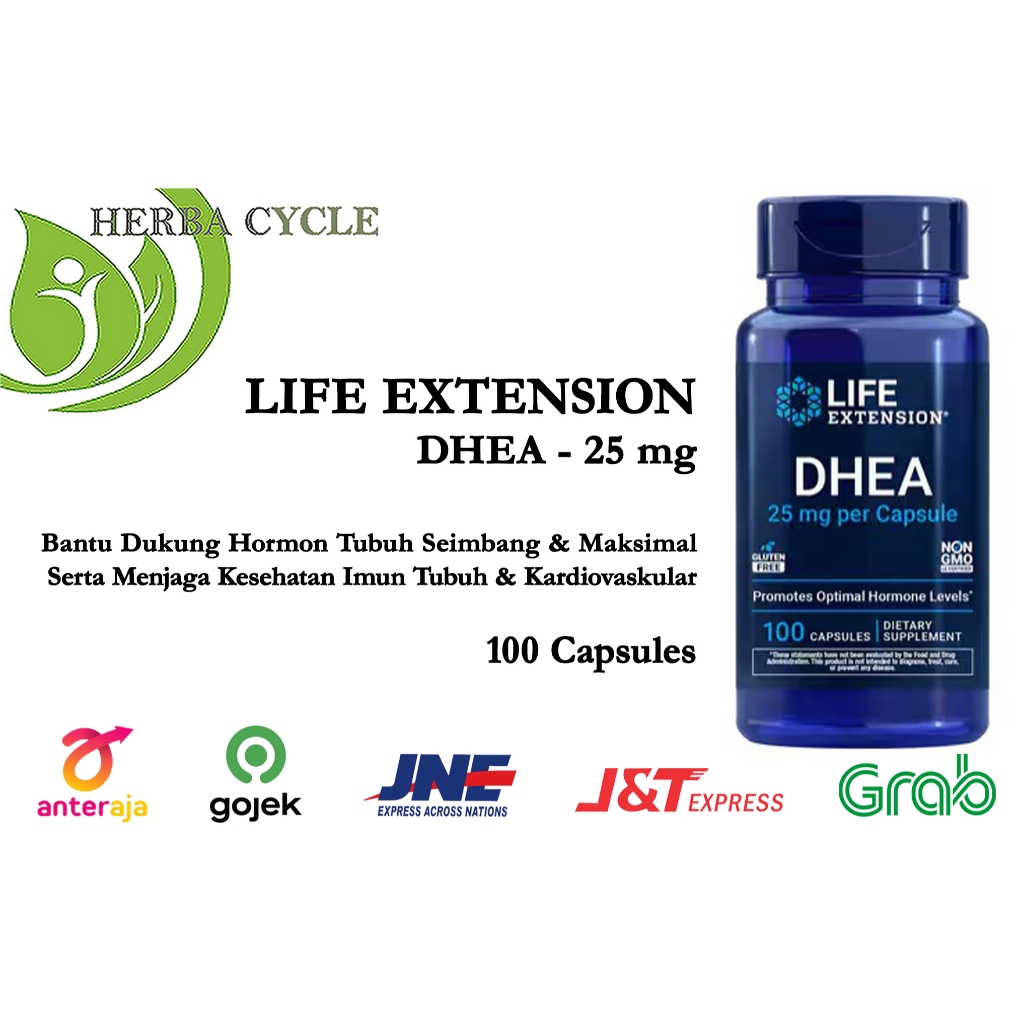 Life Extension DHEA 25 mg 100 Capsules ORI USA