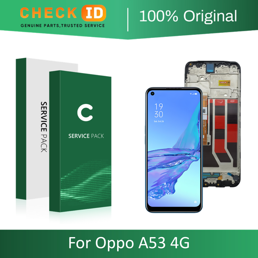 [ TRUST.ID ] LCD + FRAME OPPO A53 4G CPH2127, CPH2131 ORIGINAL