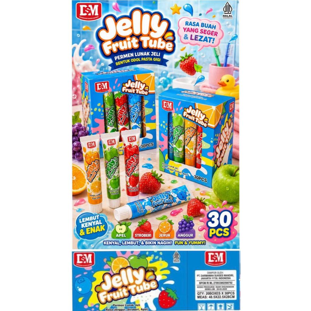 DSM JELLY FRUIT TUBE ISI 30 PCS