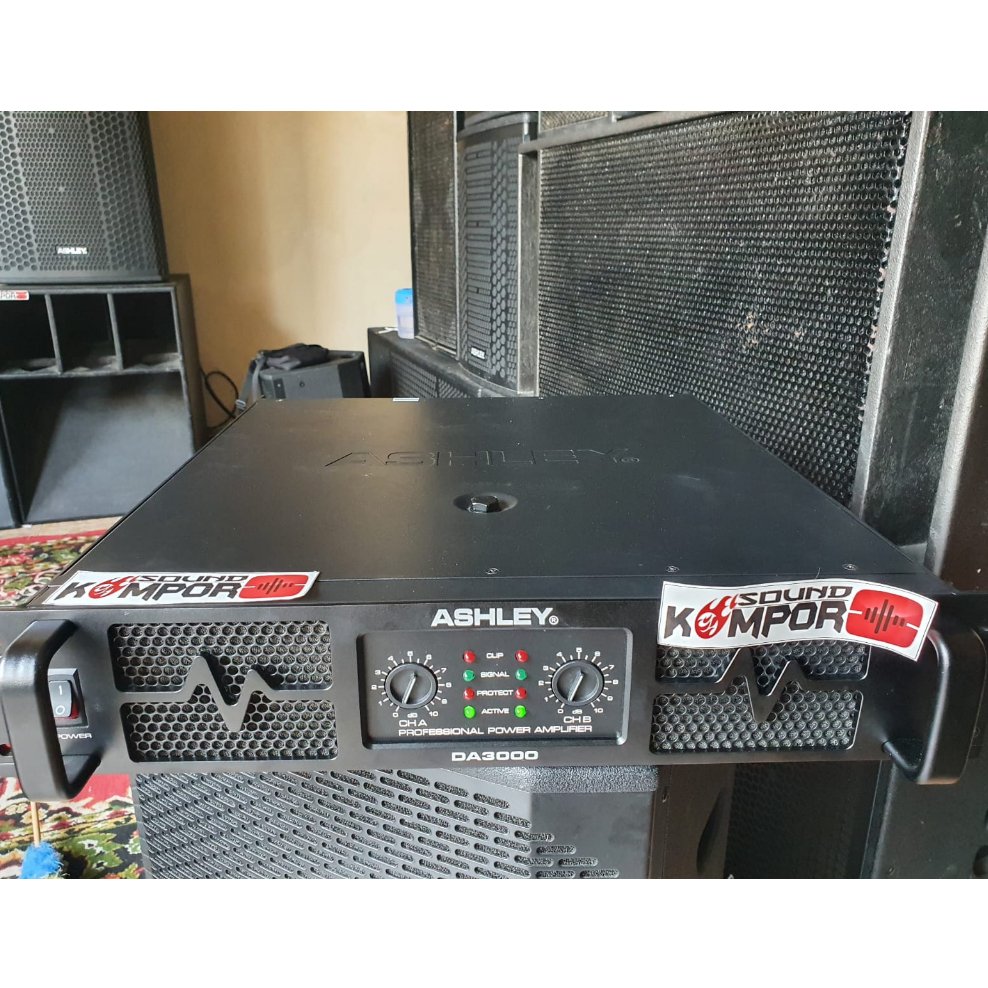 POWER AMPLIFIER ASHLEY DA3000 POWER ASHLEY DA 3000 CLASS H