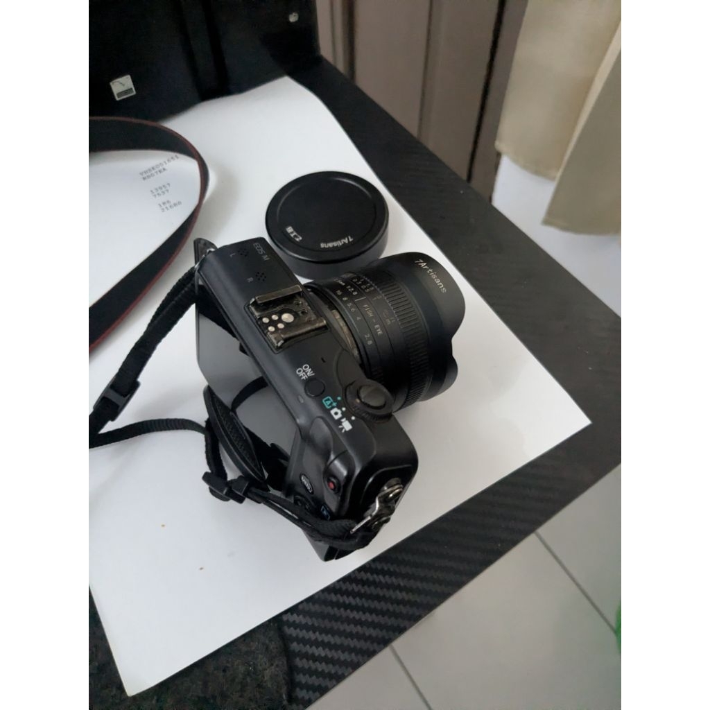 canon eos m + lensa fisheye 7artisans 7.5mm f2.8 ii second