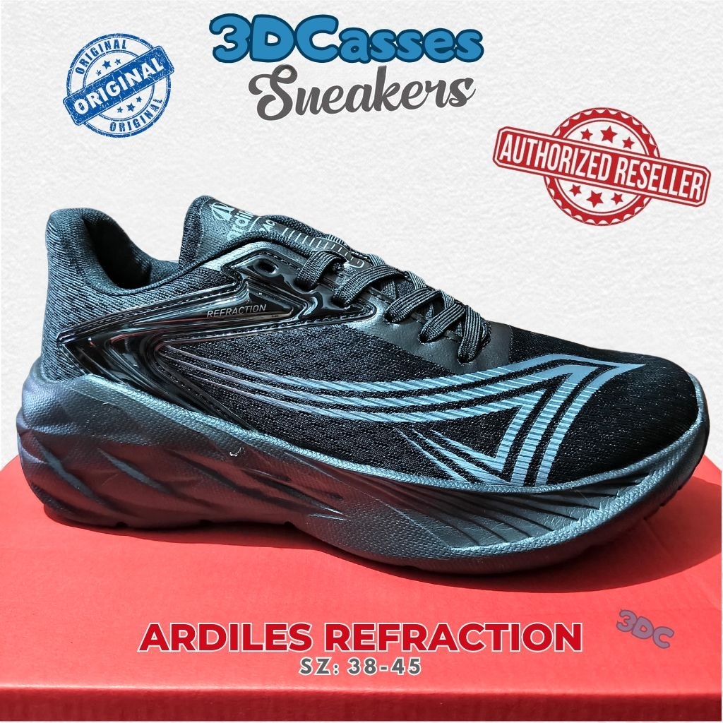 sepatu sport pria ardiles refraction original merk ardiles