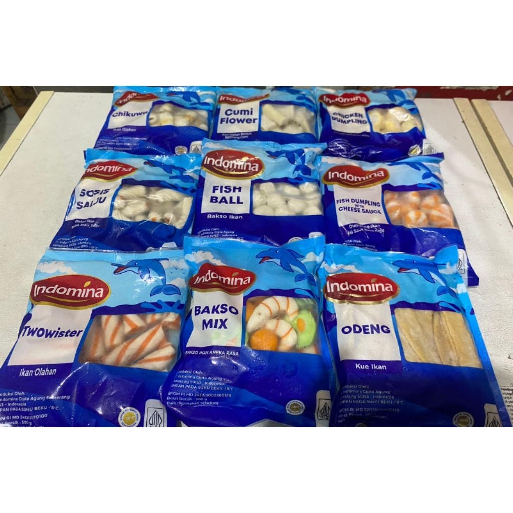 Olahan Ikan Frozen Indomina 500gr